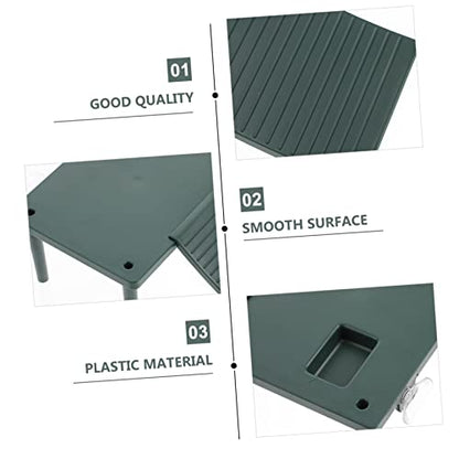 Toddmomy Decorative Turtle Platform Climbing Surface for Fish Tank Landscaping Basking Area for Water Turtles Frogs and Lizards Easy Tool Installation