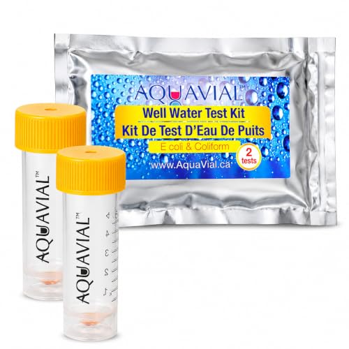 Water Testing Kit 2 Pack - E Coli and Coliform Test for Drinking, Pool, Pond, Lake, Well Quality - Bacteria Tester
