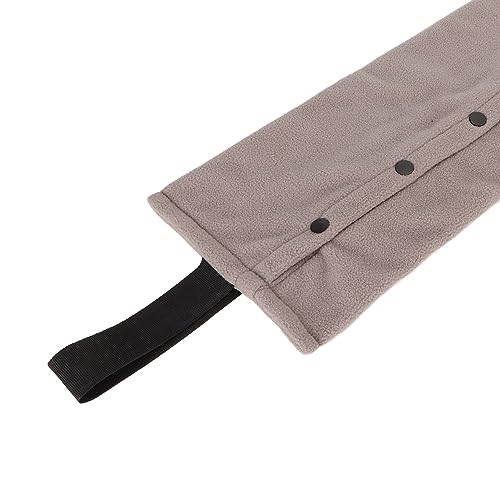Soft Reptile Sling Carrier with Adjustable Strap, Warm Bearded Dragon Pouch for Lizard, Leopard Gecko, Hamster, Small Animals - color: Grey