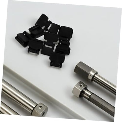 Mikikit 8pcs Turtle Tank Lock Clips Secure Latches for Reptile Terrariums Aquarium Cover Holders Easy to Attach for Enclosures