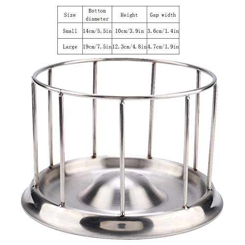 Stainless Steel Reptile Food & Water Bowl for Tortoise and Small Water – Small (S (31.5 X 25.2in)) - size: S (31.5 X 25.2in)