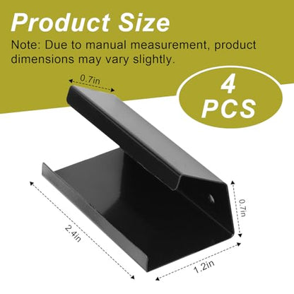 4 Pack Reptile Terrarium Covers Heavy Duty Screen Clips, 5-29 Gallons Reptile Enclosure Lock, Easy to Install