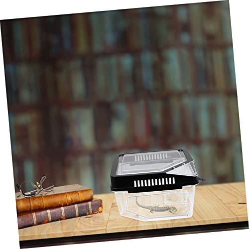 MERRYHAPY Reptile Breeding Box with Ventilation Practical Feeding Container for Snakes Lizards Spiders Pets for Transporting Animals Living Foods