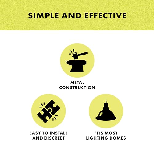 Zilla Mounting Spring Clip, Fits Most Lighting Domes - size: One Size (Pack of 1)