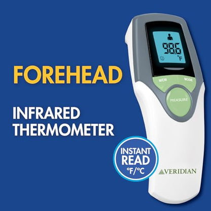 Infrared Thermometer | Forehead Measurements | 1-Second Readout | Hygienic Non-Contact | Whole Family Care | 3-Year Warranty - size: 1 Count (Pack of 1)