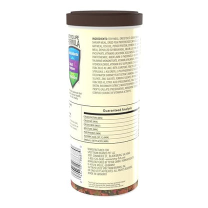 TetraMin Tropical Flakes Fish Food, 8.81 oz | Complete Daily Diet For Top-And-Mid Feeding Tropical Fish, Protein For Growth & Prebiotics for Digestion, Clear Water Formula - size: 8.81 Ounce (Pack of 1)