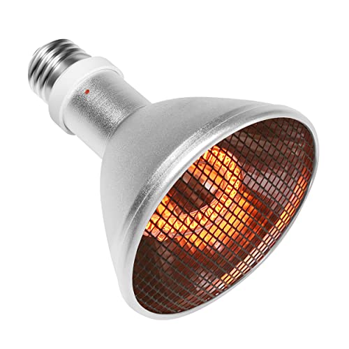 Deep Heat Projector - DHP 100W Infrared Reptile Heat Lamp Bulbs for Turtle Light Bearded Dragon Chicken Lizard Leopard Gecko Snake - color: Dhp 100w