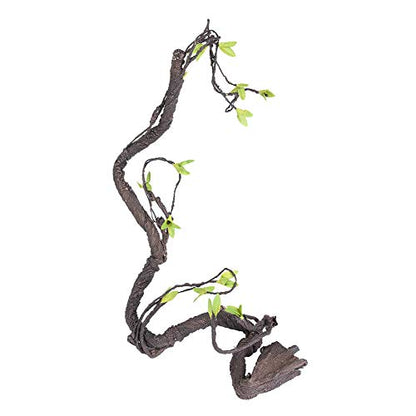 Artificial Vine Climber, Artificial Reptiles Vine Climber Jungle Forest Bend Branch Terrarium Cage Decor(WF-2) - size: WF-2
