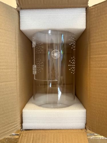 Front Opening Terrarium Jumping Spider Enclosure,Tall Arboreal Tarantula Enclosure Terrarium with Cross Ventilation,Waterproof Acrylic Reptile Enclosure - size: 12*6*6in