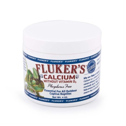 Fluker's Reptile Calcium Supplement Without Vitamin D3 - size: 4-Ounce