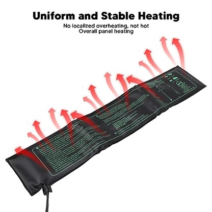 ZJchao Seedling Heat Mat, Foldable Heating Pad for Plants with 1.4m Cable, Safe Even Warming for Indoor Germination Hydroponic Reptile (US Plug 110V)