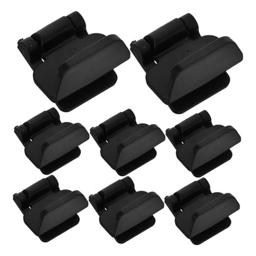 Kisangel 8pcs Aquarium Lid Clips: Turtle Feeding Box Lock Buckle Escape Reptile Terrarium Clips Lock for Tanks Living Box Buckle