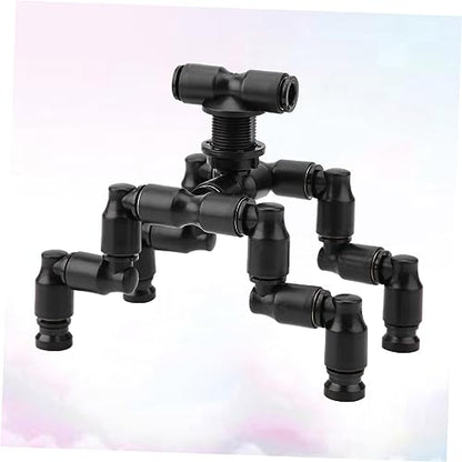 FRCOLOR 2sets Adjustable Sprayers for Reptiles Black Pet Cooling Nozzle for Terrarium Humidity Rotatable Mist System Animal Supplies