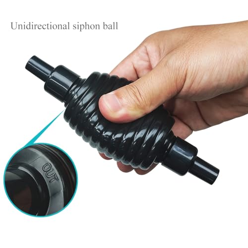 Laifoo 5ft-S Aquarium Siphon Vacuum Cleaner for Fish Tank Cleaning Gravel & Sand - size: 5ft-S