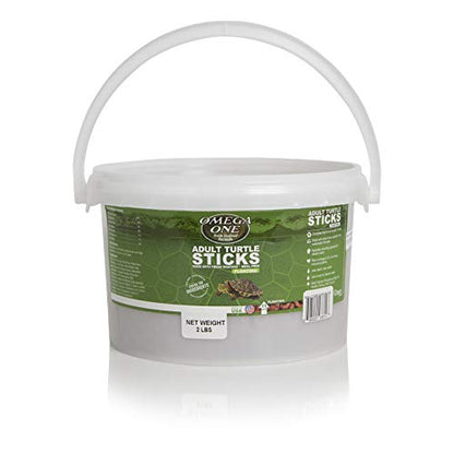 Omega One Adult Turtle Sticks, Floating, 11 mm, 2 lb Bucket