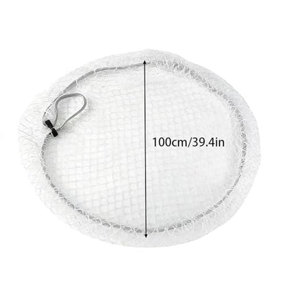 Aquarium Escape Proof Net, Nylon Material,Anti-Jumping Fish Tank Net,Circular Mesh Lid for Terrarium, Cover for Fish - color: diameter 100cm/39.4inch