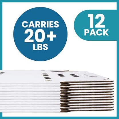 Disposable Cardboard Pet Carrier for Small Animals, Hamsters, Gerbils, Birds, Reptiles, NOT Cats 12/Case | Study Corrugated Pocket Cardboard Carrier 10in x 6.75in x 5.5in
