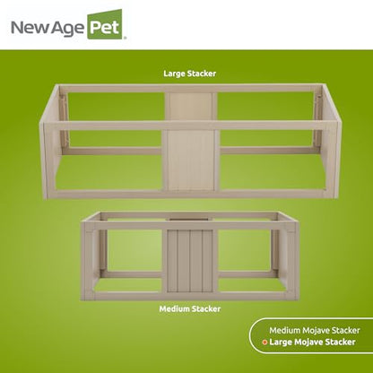 New Age Pet ECOFLEX Large Maple Mojave Stacker for Reptile Habitats | 10 Year Limited Manufacturer's Warranty | Stackable Design, Accommodates Lighting Set-Up - color: Tan, size: Large