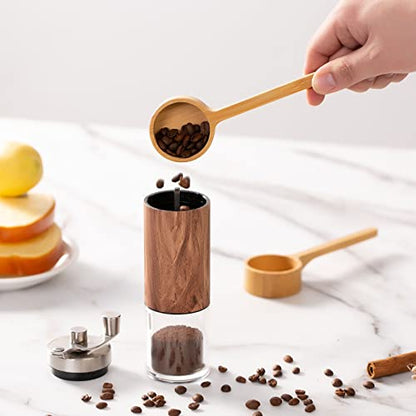 Bamboo Wooden Coffee Scoop for Jars Farmhouse Minimalist Food Jar Scoop - color: Bamboo