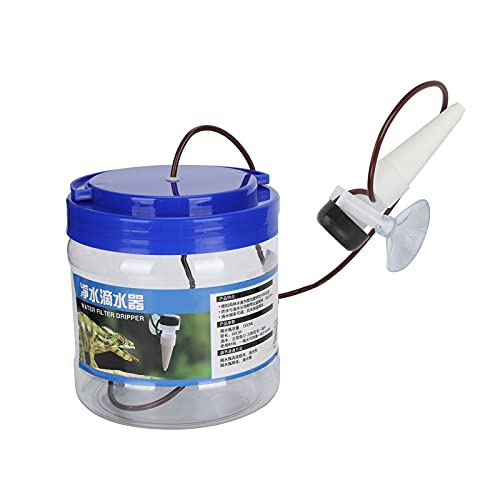 Reptile Automatic Water Dripper Feeder, Adjustable Drip Watering Tool for Small Pets, Replacement Part, Durable Construction