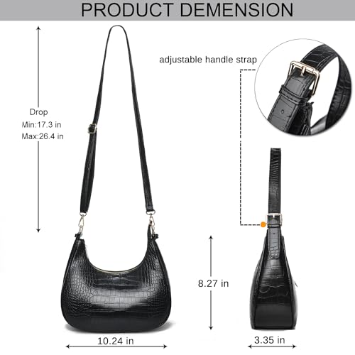 Small Tote Shoulder Bags Purses for Women Retro Classic Crossbody Bags Cute Clutch Purse and Handbag - color: 0-4-gz Coffee White