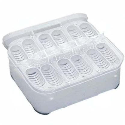OMEM Reptile Breeding Box, Reptile Egg Incubators, Hatchery Box, for Hatching Gecko, Lizards, Lions Mane, Reptiles (Thermometer, Transparent Box)