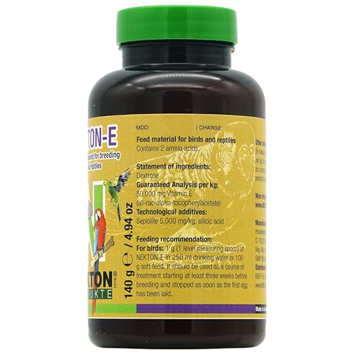 Nekton-E Vitamin E Supplement for Birds, 140gm - size: 140 grams