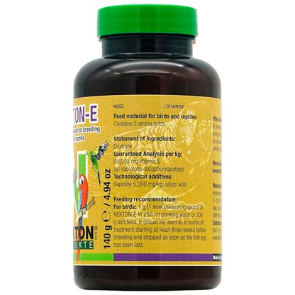 Nekton-E Vitamin E Supplement for Birds, 140gm - size: 140 grams