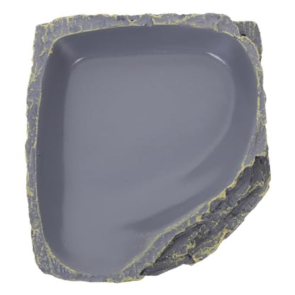 Reptile Feeding Bowl Resin Reptile Supplies Lizard Food Storage Container Tortoise Water Feeder