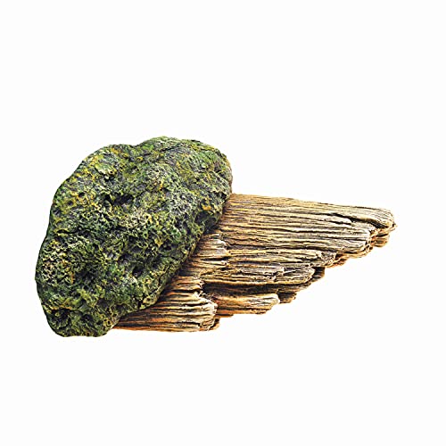 Zilla Vertical Décor for Reptiles, Broken Branch, Natural, 10.88 in - style: Broken Branch