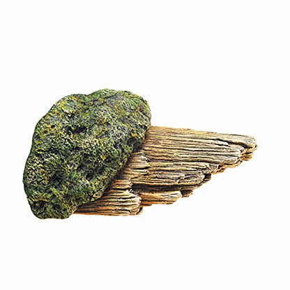 Zilla Vertical Décor for Reptiles, Broken Branch, Natural, 10.88 in - style: Broken Branch