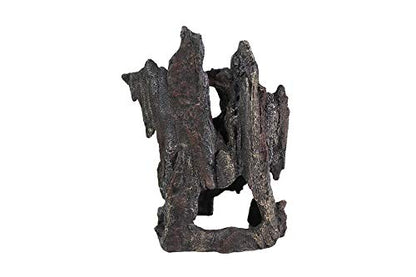 Penn-Plax Reptology Shale Step Ledge Cave Hideout - Aquarium & Terrarium Decoration - for Fish, Reptiles, Amphibians, and Small Animals - Large 2 (REP189) - size: Large 2
