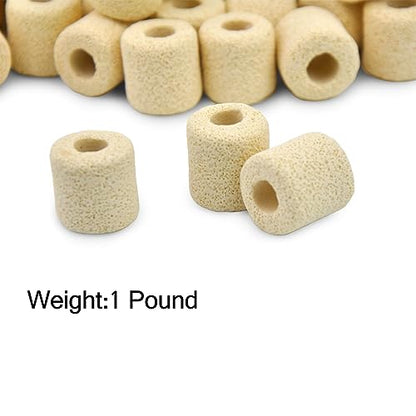 Aquarium Ceramic Ring, Filter Media for Fish Tank, Pond Filter, 1LB