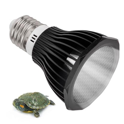 UVB Reptile Light Bulb 5.0, 5W LED High Intensity UV Replacement Lamp Bulbs for Tropical Reptiles Bearded Dragon Hermit Crab Turtle Leopard Gecko Tank Chameleons Iguanas Snake - 1 Pack - size: UVB5.0