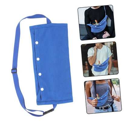 GALPADA Adjustable Strap Outdoor Lizard Carrier Sling Bag for Bearded Dragons and Small Reptiles Durable Flannelette Material Travel Backpack for Guinea Pigs and Chinchillas Capacity Pet