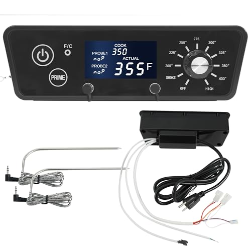 Digital Trapezoid Grill Controller Kit Thermostat Controller Board Replacement Parts Compatible with Pit Boss Vertical Pellet Smoker Copperhead 3/4/5/7 Series & 5-Series Copper-Walmart PBV5PW1