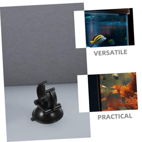 Toddmomy 12pcs Aquarium Suction Cups with Clips Secure Airline Tubing Decorations for Fish Tanks Shrimp Nests and Reptile Hammocks Easy Installation Firm Grip