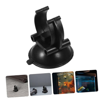 UKCOCO 12Pcs Aquarium Suction Cups with Clips Durable Hose Holders for Fish Tank Setup for Airline Tubing Decorations Shrimp Nests and Reptile Hammocks