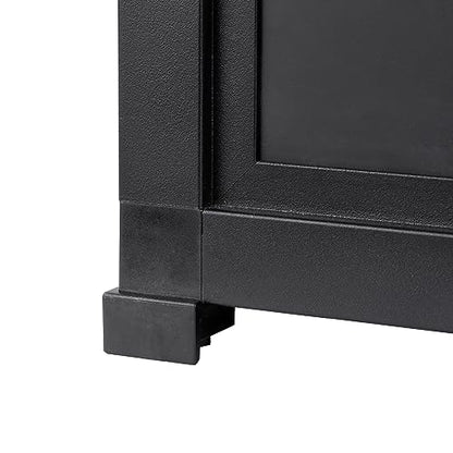 Versatile PVC Reptile Cabinet with Glass/PVC Door Options Reptile Terrarium 40x16x12 inch ToxiRium PVC Reptile Enclosure with Front Opening Sliding Door Tank for Bearded Dragon Snake Ball Python - size: 40"x16"x12"