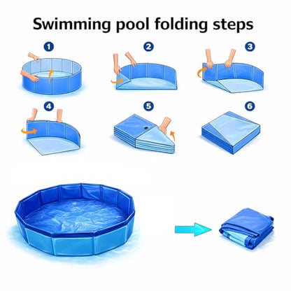 6Pcs Bearded Dragon Pool – Foldable Reptile Bathtub & Towel (Large or Medium Size), Bath Brush, Spray Bottle & Plastic Tweezers for Bearded Dragons, Bearded Dragon Bath Accessories (Medium) - size: Medium