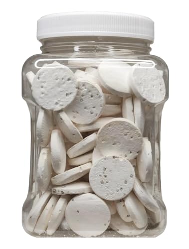 Calcium Feeders Small Disks... 100ct Small Jar - size: 100 Count (Pack of 1)