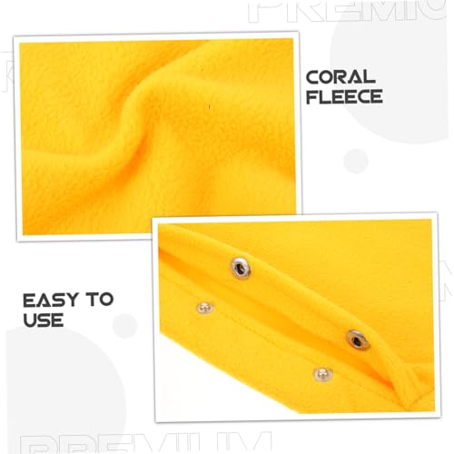 LIOOBO Adjustable Sling Reptile Carrying Bag Lightweight and Comfortable Pet Lizard Carrier for Lizards Chameleons and Snakes Practical Outdoor Travel Pouch Yellow