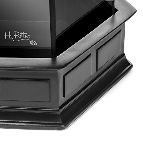 H Potter Six-Sided Glass Terrarium Wardian Case Succulent Planter | Hinged Roof, Indoor Plant Display, Resin Base, Decorative Tabletop
