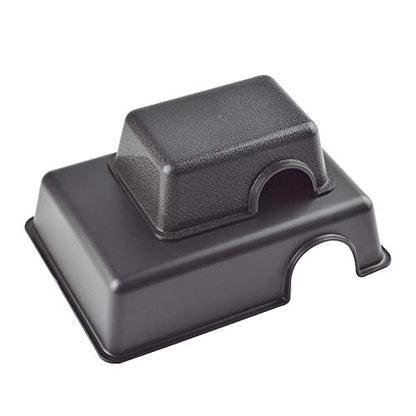 Reptile Hideout Box Small Animal Hide Cave for Snakes Lizards Leopard Gecko Rodents Spiders (S & M) - size: S & M