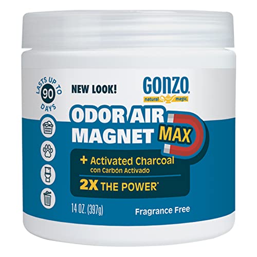 Gonzo Natural Magic Odor Air-Magnet with Activated Charcoal, Odor Eliminator, 14 Oz - size: 14 Ounce (Pack of 1)
