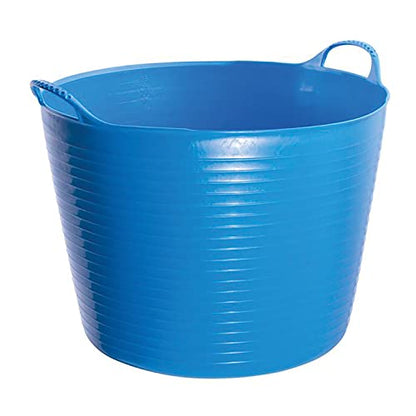 Red Gorilla Large Flexible Plastic Tub, Toy Storage, Laundry, Gardening & More, 38 Liter/10 Gallon, Blue - color: Blue