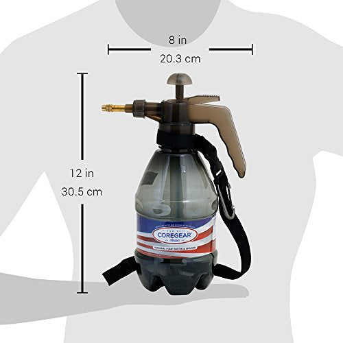 Classic USA Misters 1.5 Liter Personal Water Mister Pump Spray Bottle - color: Gray
