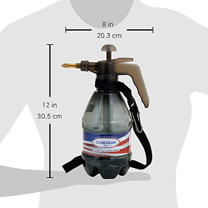 Classic USA Misters 1.5 Liter Personal Water Mister Pump Spray Bottle - color: Gray