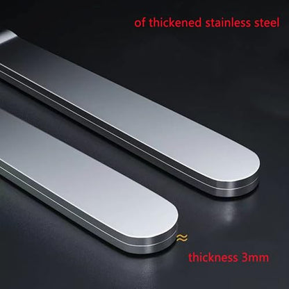 2Pcs set of aquarium water grass tweezers, measuring 18 inches length, with straight and curved ultra long stainless steel Heavy tweezers, reptile feeding pliers, aquarium clip pliers (18")