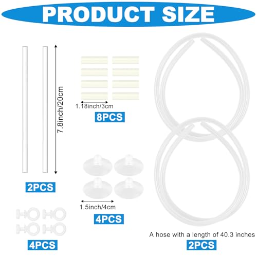 Aquarium Floating Plant Corral with Fish Feeding Ring, Floating Plant Fence for Aquarium Accessories, Separates Floating Plants, Auto-Adjusts Height with Water Level, Suitable for All Aquariums.